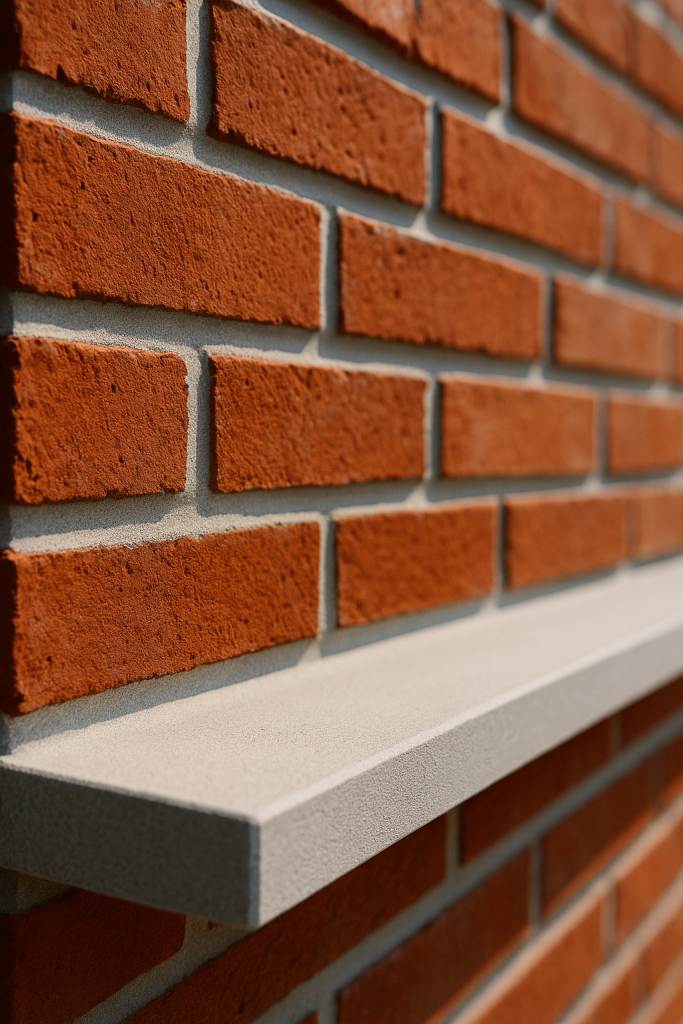 Rote Klinkerwand mit neuen Fugen – Fugensanierung und Instandsetzung vom Fugenbetrieb Sundarp in Eschweiler.
